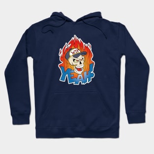 Skull on fire Hoodie